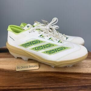 Adidas Adizero Impact TPU Baseball Cleats White Green JQ8232 Men’s Size 12